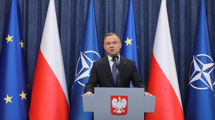 Polens Präsident Andrzej Duda. 