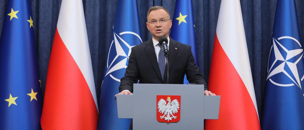 Polens Präsident Andrzej Duda.