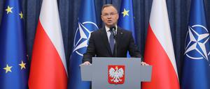 Polens Präsident Andrzej Duda. 