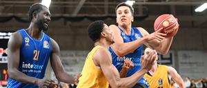 Die Berliner siegten am Montagabend beim Aufsteiger Tigers Tübingen mit 97:81 (49:49). 