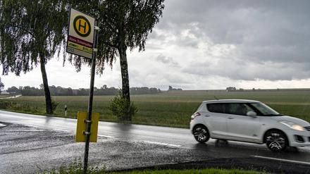 Bushaltestelle auf dem Land (Archivbild).