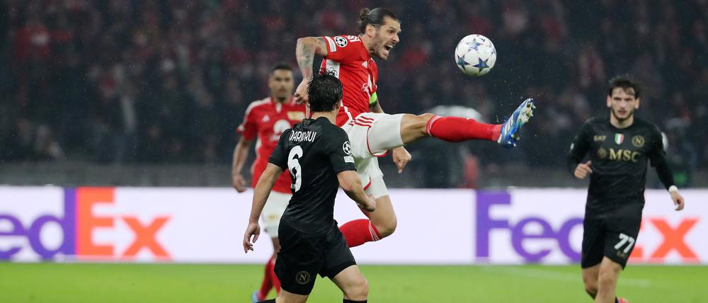 Im Hinspiel machte Union (hier mit Christopher Trimmel) eine gute Figur, verlor aber trotzdem 0:1 gegen Neapel.