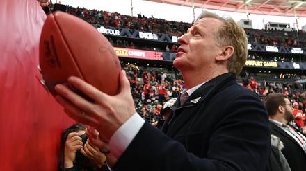 NFL-Commissioner Roger Goodell will den Football in Deutschland lassen.