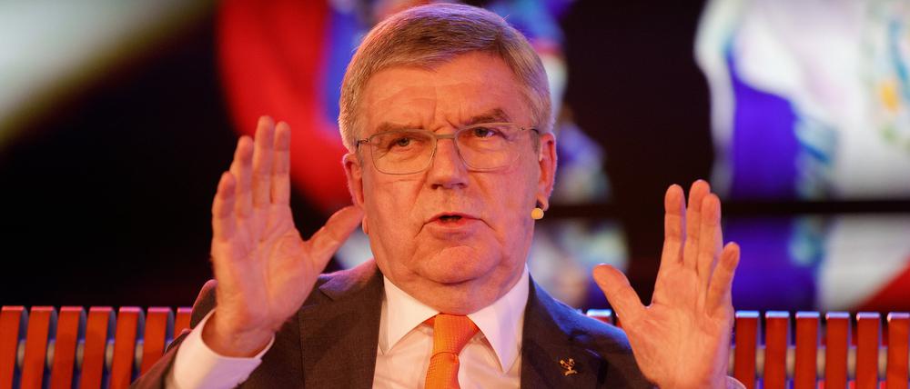 IOC-Präsident Thomas Bach beim Stuttgarter Sportgespräch.