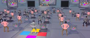 Ein Screenshot aus dem Computerspiel „Lose Ctrl“, auf das sich die Besucher beim Festival „Games Ground“ freuen können.