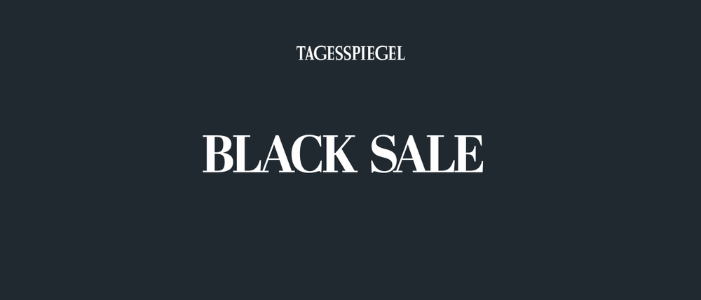 Tagesspiegel Black Sale