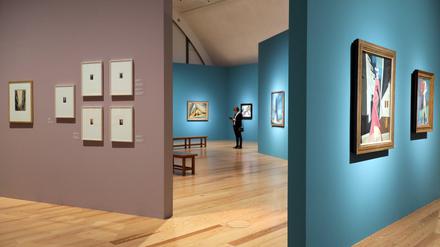 26.10.2023, Frankfurt, DEU Die Schirn Kunsthalle widmet dem Maler und Grafiker Lyonel Feininger eine grosse Retrospektive.