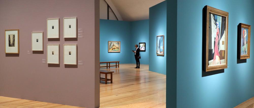 26.10.2023, Frankfurt, DEU Die Schirn Kunsthalle widmet dem Maler und Grafiker Lyonel Feininger eine grosse Retrospektive.