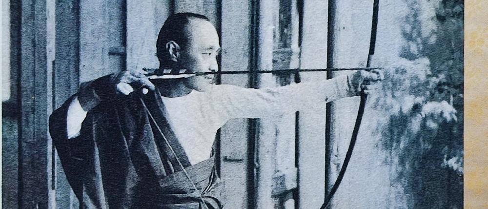 Erst Herrscher, dann Hobby-Bogenschütze: Tokugawa Yoshinobu.