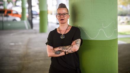 Janita-Marja Juvonen bietet in Essen Stadttouren aus Obdachlosenperspektive an. 