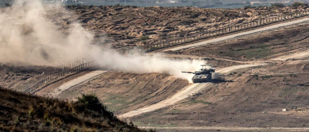 Das israelische Militär teilte den Gazastreifen am Sonntag in einen Nord- und einen Südteil.
