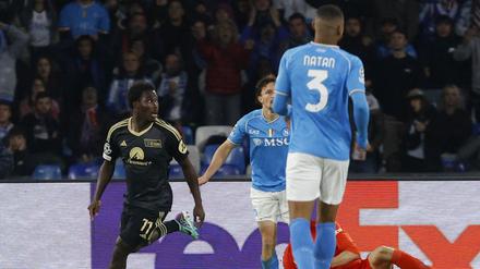 Kaum zu glauben, aber wahr. Union trifft wieder, Fofana gelang in Neapel das 1:1 für die Berliner.