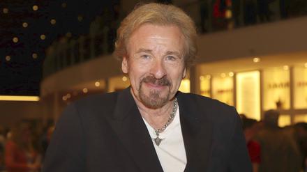 Thomas Gottschalk bei einer Gala des Musicals „Der König der Löwen“ im Hamburger Stage Theater am 03.05.2023.
