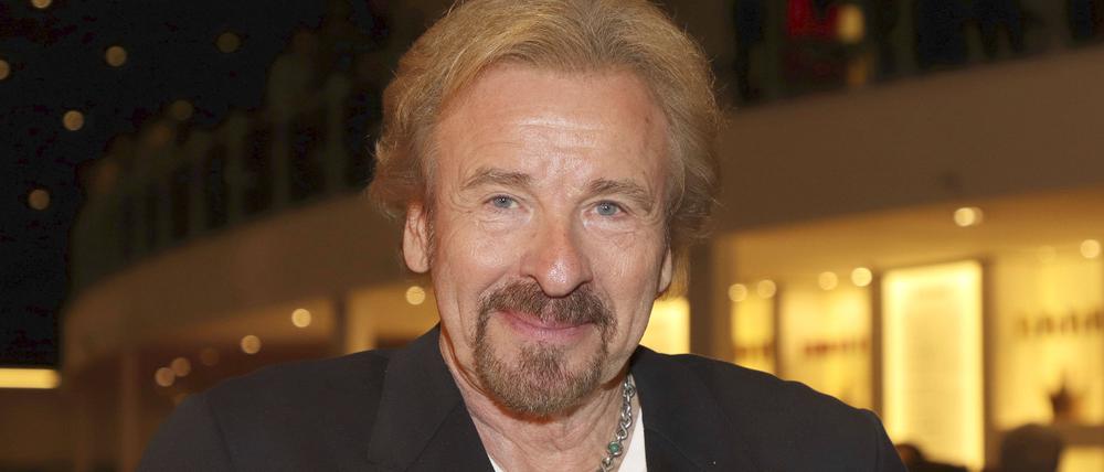 Thomas Gottschalk bei einer Gala des Musicals „Der König der Löwen“ im Hamburger Stage Theater am 03.05.2023.