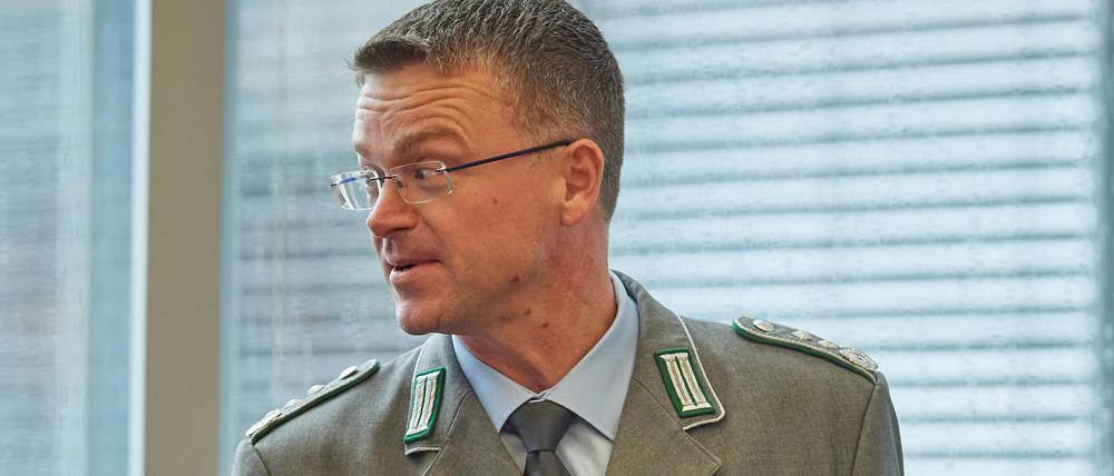 André Wüstner am 19. September im Bundestag.