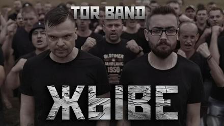 Rock gegen Lukaschenko. Dmitri Halavach, Andrei Jaremtschyk und Yauhen Burlo (von links) in einem Videostill.