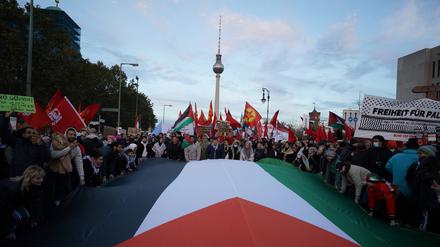 Kundgebung in Berlin.