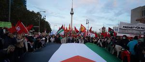 Kundgebung in Berlin.