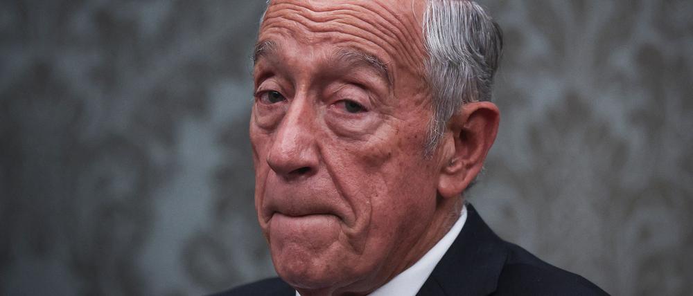 Marcelo Rebelo de Sousakündigte Neuwahlen an.