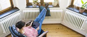 Warme Füße dank Heizung.