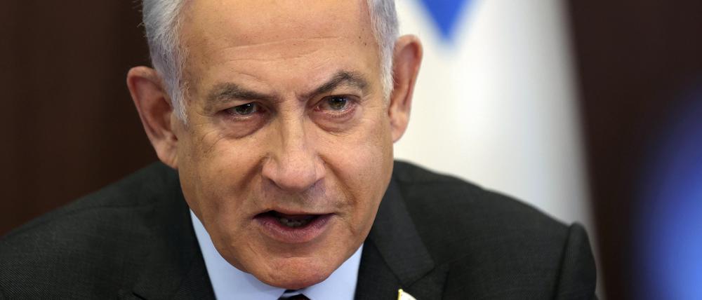 Benjamin Netanjahu, Ministerpräsident von Israel.