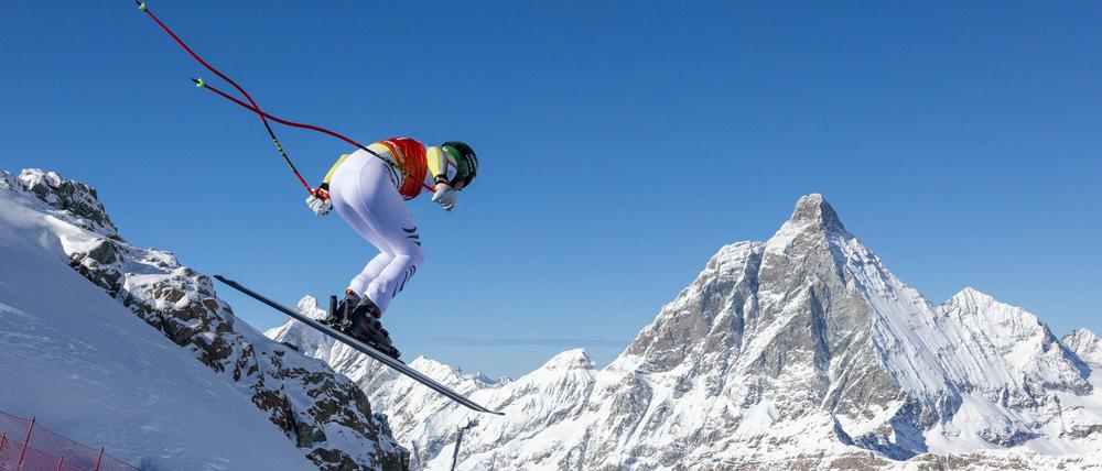 Die Piste am Matterhorn produziert eindrucksvolle Bilder, aber die Weltcup-Premiere sorgt für viele Nebengeräusche.
