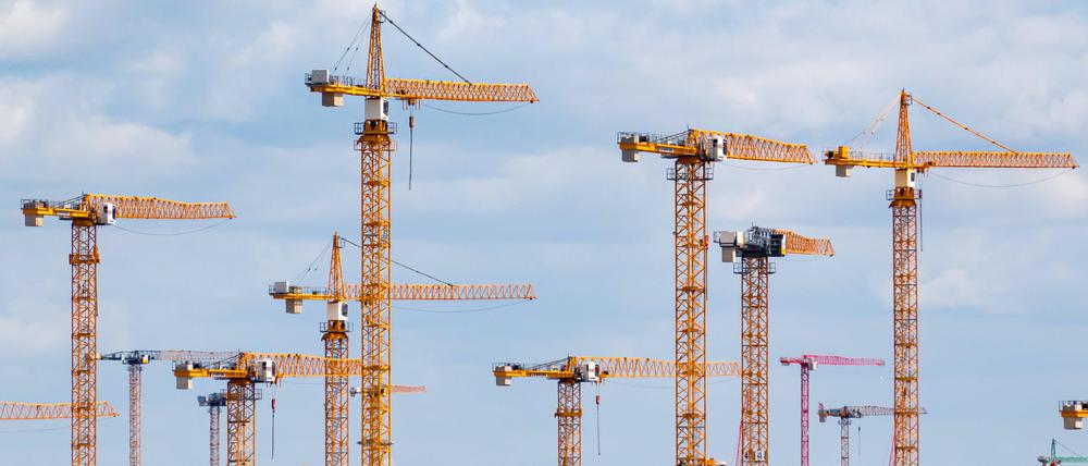 Mehr Zukunfft wagen: der Bau der Hafencity in Hamburg.