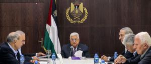 Die Palästinensische Autonomiebehörde um Mahmut Abbas dominierte zuletzt nur noch im Westjordanland.  