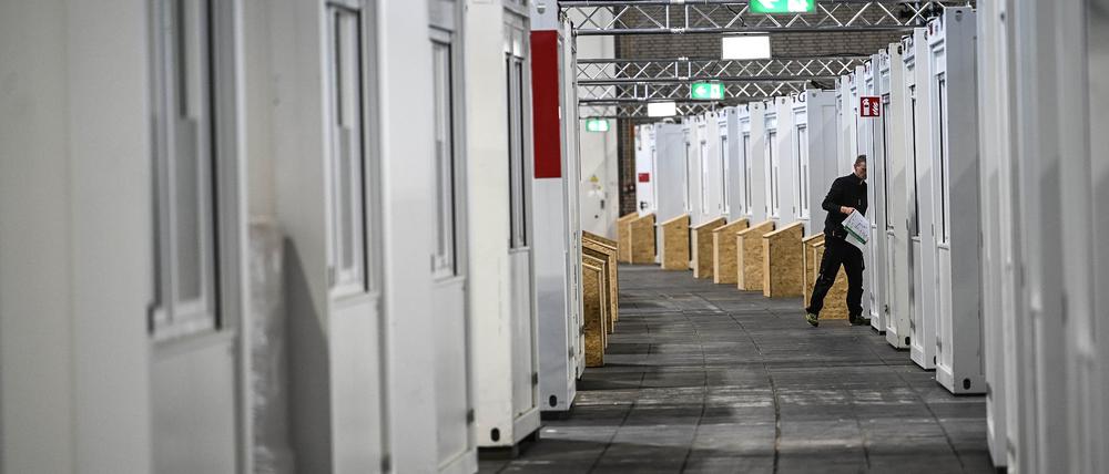 Flüchtlingsunterkunft Tempelhof.