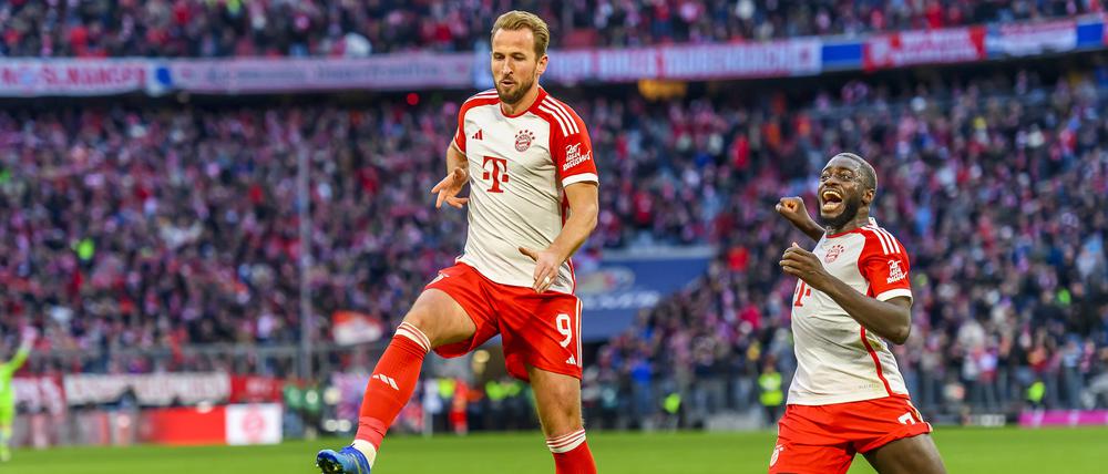 Dauerjubelpose. Harry Kane trifft für die Münchner wie er will.