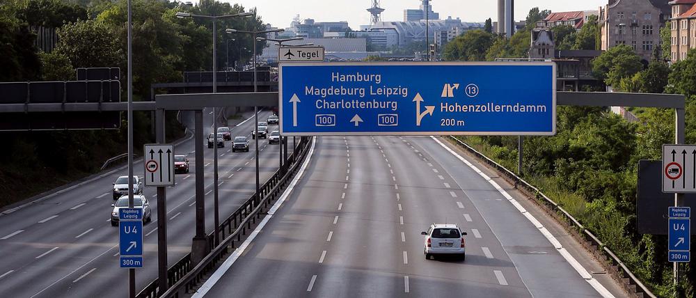 Eine Autobahn in Berlin (Symbolbild).