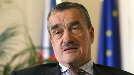 Karel Schwarzenberg Berater Vaclav Havels, Außenminister und Präsidentschaftskandidat.