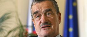 Karel Schwarzenberg Berater Vaclav Havels, Außenminister und Präsidentschaftskandidat.