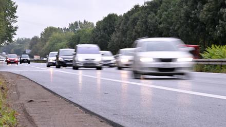 Die Abfahrt Babelsberg ist an der Nutheschnellstraße gesperrt.