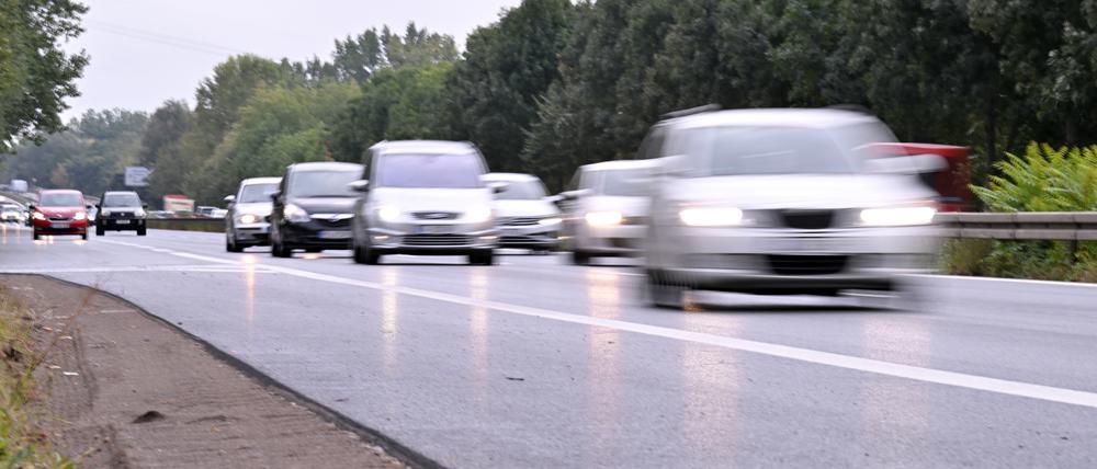 Die Abfahrt Babelsberg ist an der Nutheschnellstraße gesperrt.