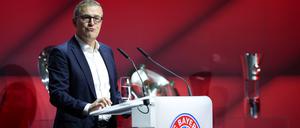 Bayerns Vorstandschef Jan-Christian Dreesen konnte am Sonntag gute Zahlen präsentieren.