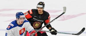 Colin Ugbekile (hinten) musste mit dem deutschen Team im letzten Turnierspiel eine Niederlage hinnehmen.