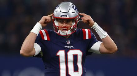 Patriots-Quarterback Mac Jones erleidet mit seinem Team die nächste Pleite.