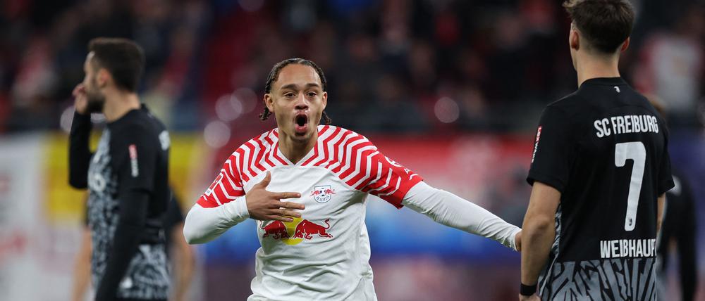 Xavi Simons erzielte das 1:0 für RB Leipzig.