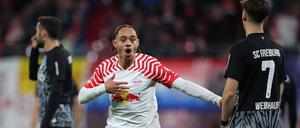Xavi Simons erzielte das 1:0 für RB Leipzig.