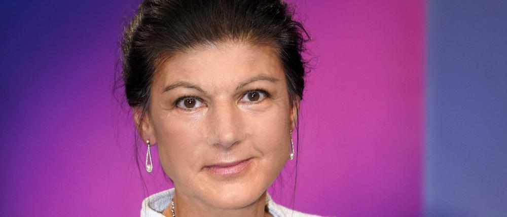 Sahra Wagenknecht in der ARD-Talkshow maischberger im Studio Berlin Adlershof, Berlin, 07.11.2023.