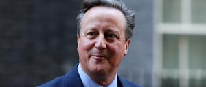 Früherer britischer Ministerpräsident und neuer Außenminister David Cameron.