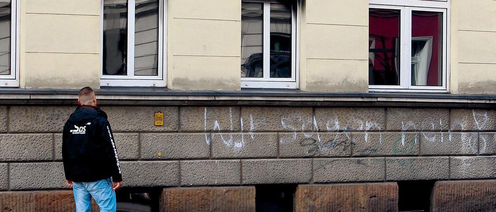 In Leipzig verübten 2016 Unbekannte einen Brandanschlag auf eine Flüchtlingsunterkunft.