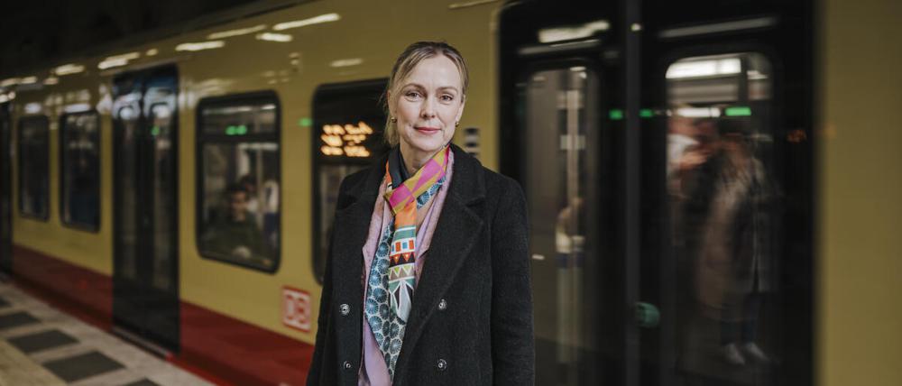 Manja Schreiner im Ringbahnpodcast „Eine Runde Berlin“.