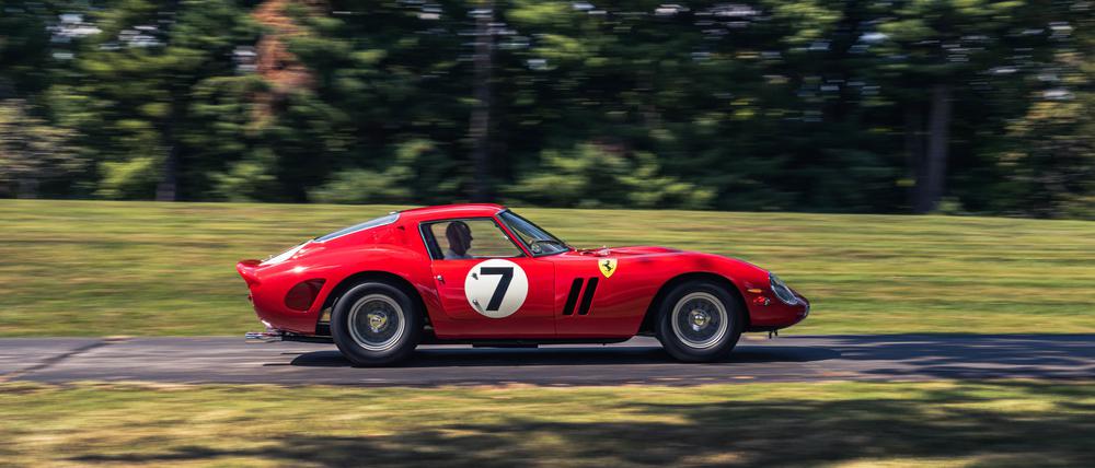 Ein 1962er Ferrari 330 LM / 250 GTO, einziger GTO Tipo 1962, der von der Scuderia Ferrari gefahren wurde.