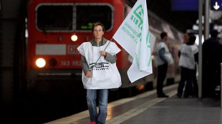 Ein GDL-Streik. 