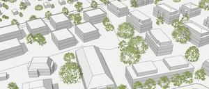 Die geplante Geflüchtetenunterkunft in der Kirchstraße Rosenthal.