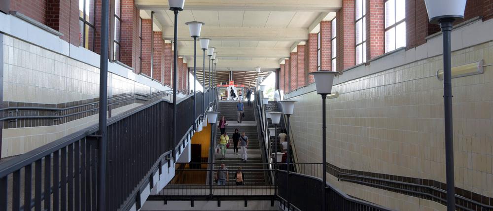 Die Bahnhöfe der U-Bahnlinie 5 zwischen Tierpark und Hönow sollen unter Denkmalschutz gestellt werden – hier die Station Elsterwerder Platz.