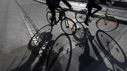 Radfahren in Potsdam. Verkehrssituationen für Radfahrer.