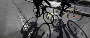 Radfahren in Potsdam. 